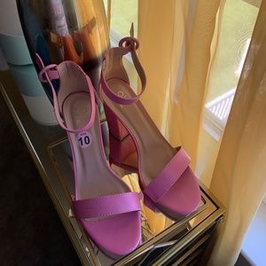 Pink Sandal Heels